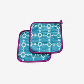 Yaffle Square Oven Mitt Set Purple